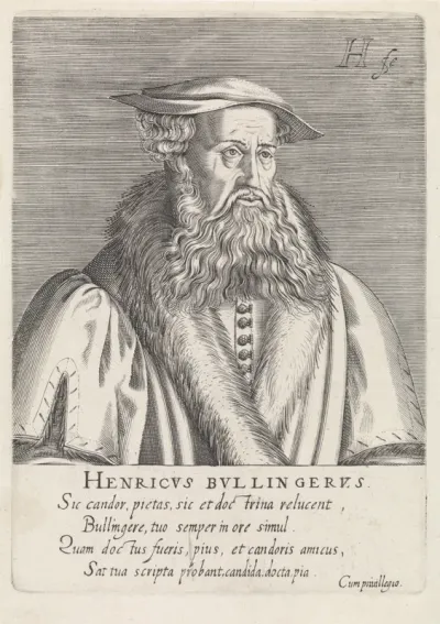 Portret van Johann Heinrich Bullinger