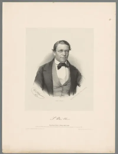 Portret van Johann Heinrich Jacob Müller