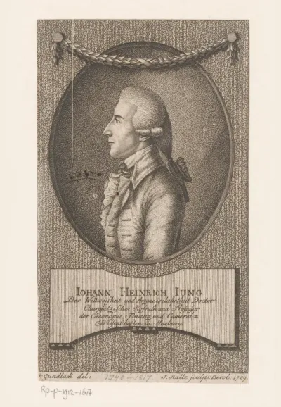 Portret van Johann Heinrich Jung-Stilling