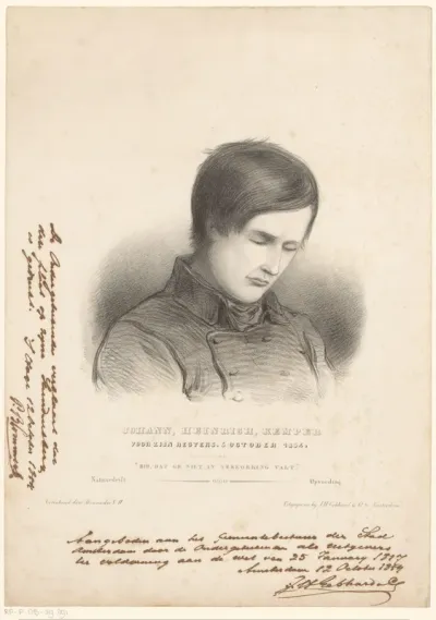 Portret van Johann Heinrich Kemper