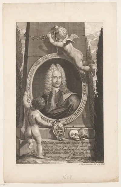 Portret van Johann Heinrich Lochner