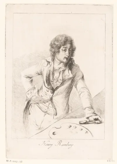 Portret van Johann Heinrich Ramberg