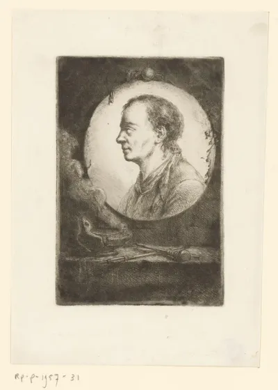 Portret van Johann Heinrich Rode
