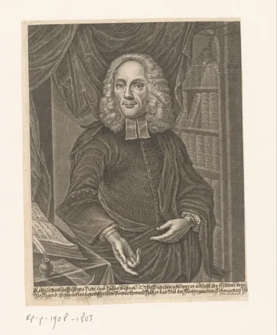 Portret van Johann Heinrich Schmuckers