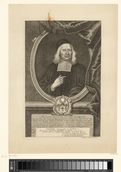 Portret van Johann Heinrich Thamer