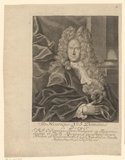 Portret van Johann Heinrich von Berger