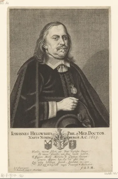 Portret van Johann Hellwig