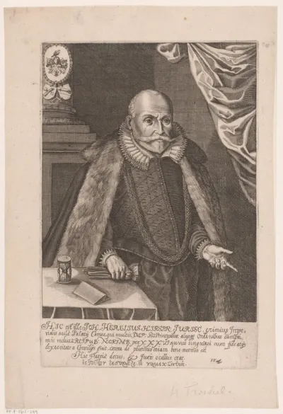 Portret van Johann Herelius