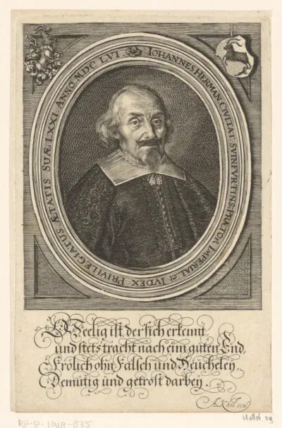 Portret van Johann Herman