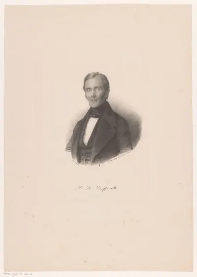 Portret van Johann Hermann Kufferath