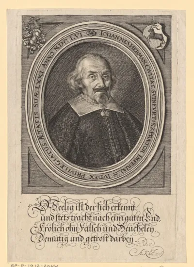 Portret van Johann Hermann