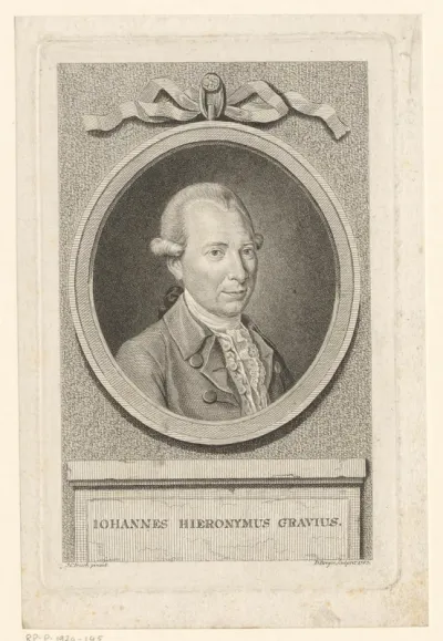 Portret van Johann Hieronymus Graf
