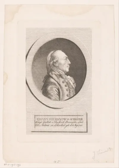 Portret van Johann Hieronymus Schröter