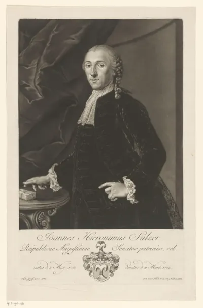 Portret van Johann Hieronymus Sulzer