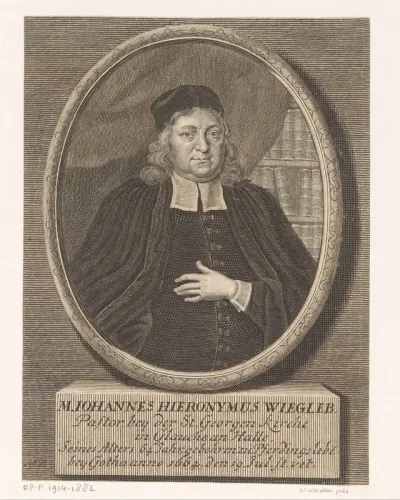Portret van Johann Hieronymus Wiegleb