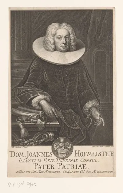 Portret van Johann Hofmeister