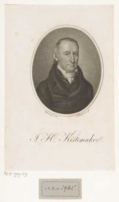 Portret van Johann Hyacinth Kistemaker
