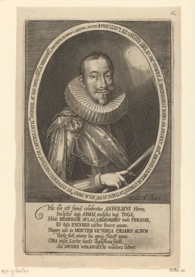 Portret van Johann Jacob Anholt
