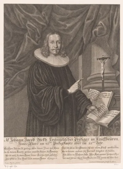 Portret van Johann Jacob Böckh