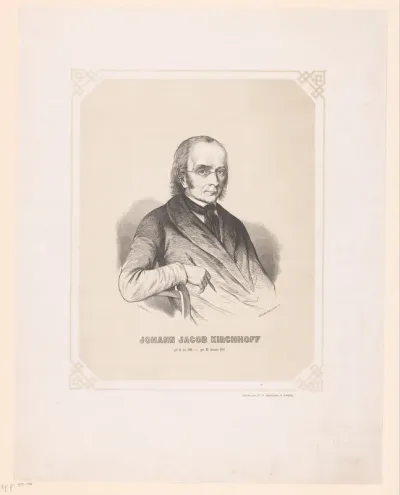 Portret van Johann Jacob Kirchhoff