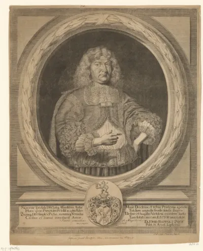 Portret van Johann Jacob Pantzer