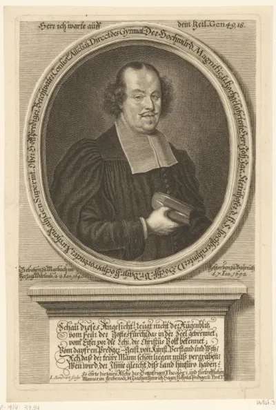 Portret van Johann Jacob Steinhofer