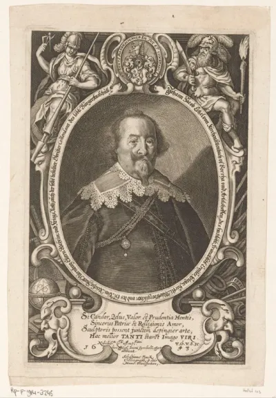 Portret van Johann Jacob Tetzel