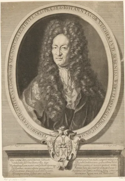 Portret van Johann Jacob Visscher