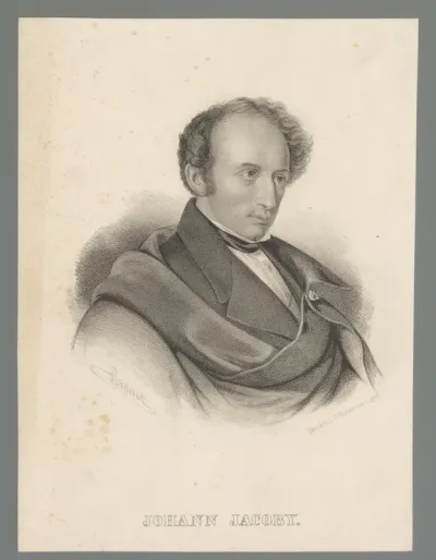Portret van Johann Jacoby