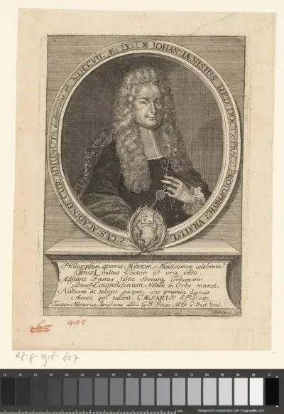 Portret van Johann Jaenisch