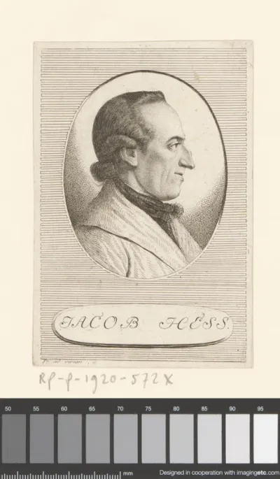 Portret van Johann Jakob Hesse