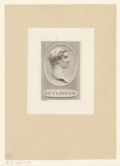 Portret van Johann Jakob Hettlinger