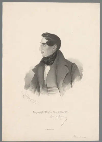 Portret van Johann-Jakob Hürlimann-Landis