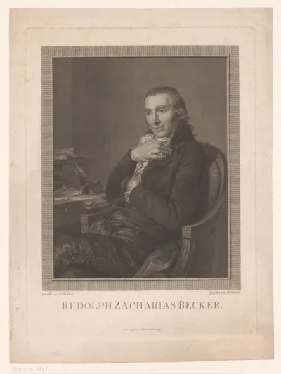 Portret van Johann Jakob Moser