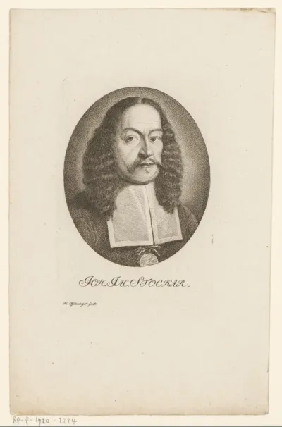 Portret van Johann Jakob Stokar
