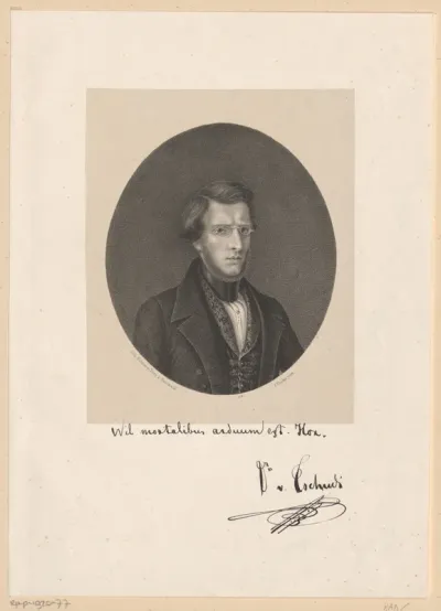 Portret van Johann Jakob von Tschudi
