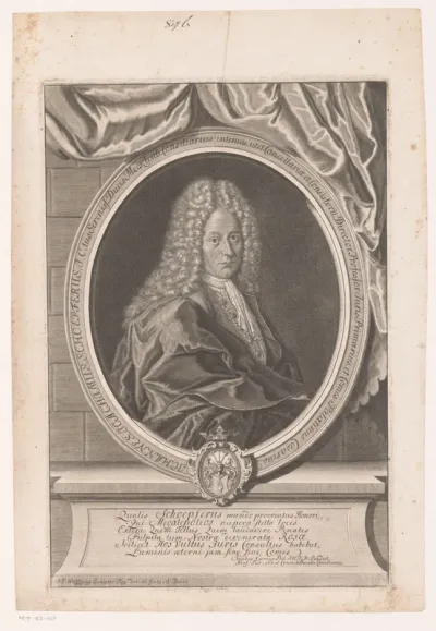 Portret van Johann Joachim Schöpfer