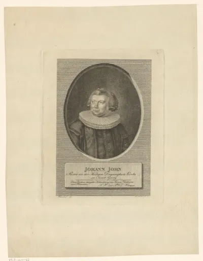 Portret van Johann John
