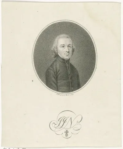 Portret van Johann Joseph Natter