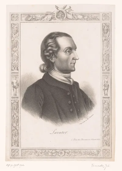 Portret van Johann Kaspar Lavater