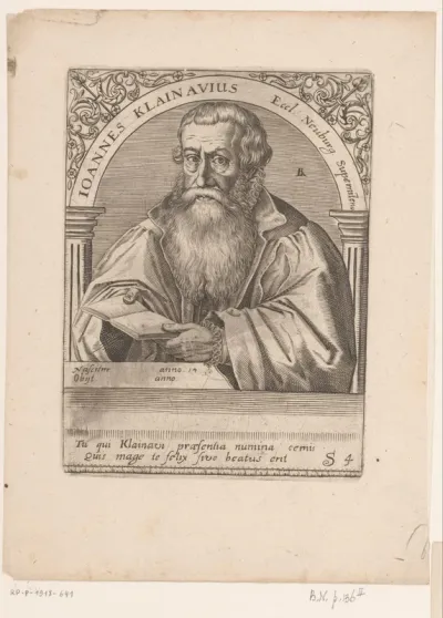 Portret van Johann Klainau