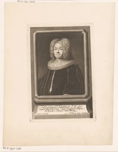 Portret van Johann Klefeker