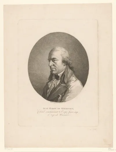 Portret van Johann Knesevich von Szent-Helena