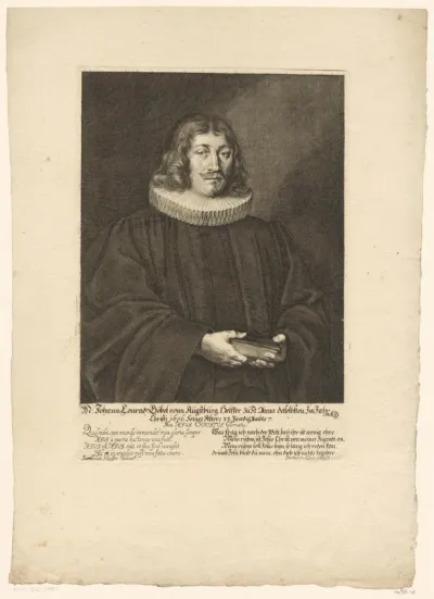 Portret van Johann Konrad Böbel