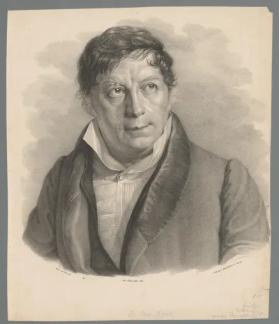Portret van Johann Konrad Ulrich