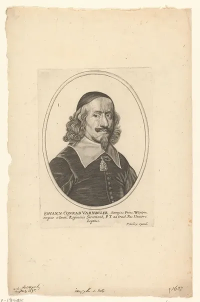 Portret van Johann Konrad Varnbüler