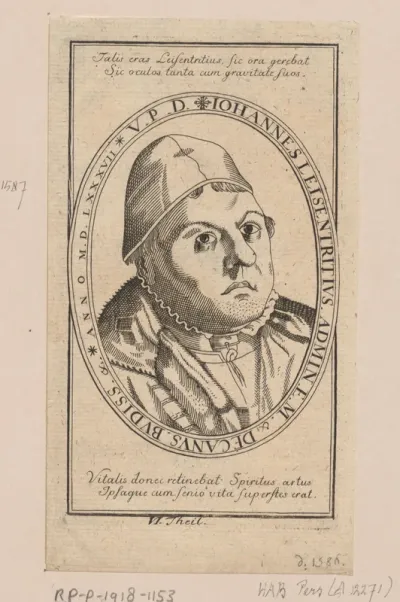 Portret van Johann Leisentritt