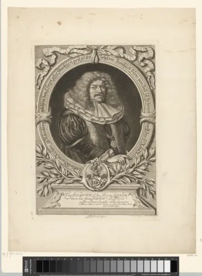 Portret van Johann Leonhard Fürer von Haimendorf