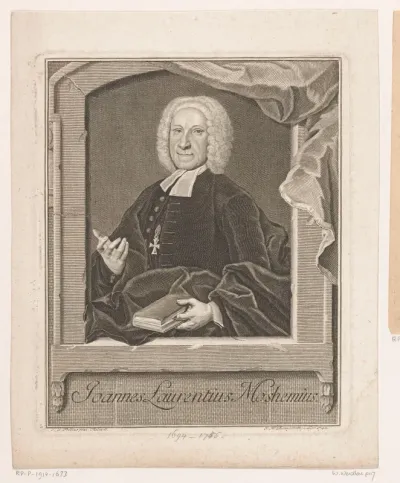 Portret van Johann Lorenz von Mosheim