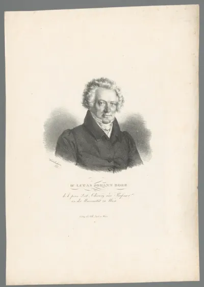Portret van Johann Lucas Boër